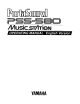 Yamaha PortaSound PSS-580 Operating Manual