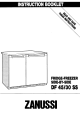 Zanussi DF 45/30 SS Instruction Booklet