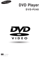 Samsung DVD-P240 User Manual
