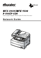 Muratec MFX-2030 Network Manual