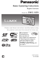 Panasonic Lumix DMC-SZ9 Operating Instructions Manual