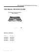 GE JGP628 Technical Service Manual
