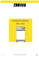 Zanussi DE 4744 Instruction Book