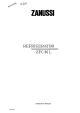 Zanussi ZFC 85 R Instruction Booklet
