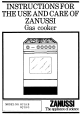Zanussi GC 18 B Instructions For Use And Care Manual