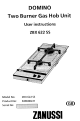 Domino ZBX 622 SS User Instructions