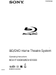 Sony BDV-IT1OOOES Operating Instructions Manual