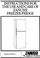 Zanussi DF47 Instructions For Use Manual