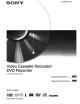 Sony RDR-VXD655 Operating Instructions Manual