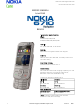Nokia 6710 Navigator Service Manual