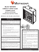 Monessen Hearth BLDV400 Installation And Operating Instructions Manual