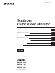 Sony Trinitron PVM-9L1 Operating Instructions Manual