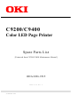 Oki C9200 Parts List