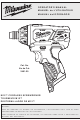 Milwaukee 2401-20 Operator's Manual
