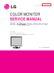 LG Flatron L1972H Service Manual