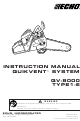Echo QV-8000 Instruction Manual