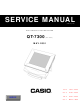 Casio QT-7300 Service Manual