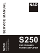NAD S250 Service Manual
