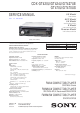 Sony CDX-GT420U Service Manual