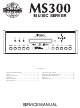 McIntosh MS300 Service Manual