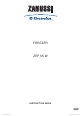 Zanussi Electrolux ZEF 55 W Instruction Book