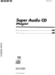 Sony SCD-C555ES Operating Instructions Manual