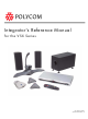Polycom VSX Series Integrator's Reference Manual