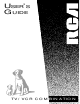 RCA TV/VCR COMBINATION User Manual