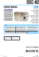 Sony Cyber-shot DSC-N2 Service Manual