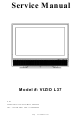 Vizio L37 Service Manual
