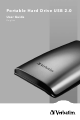 Verbatim Portable Hard Drive USB 2.0 User Manual