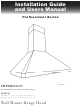 Euro Kitchen Appliances PS29 Installation Manual And User's Manual