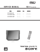 Sony KV-29AL40 Service Manual