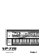 Roland VP-770 Safety Manual