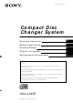 Sony CDX-434RF Operating Instructions Manual