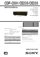 Sony CDP-C591 Service Manual