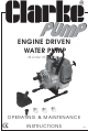 Clarke CM1 Operating & Maintenance Instructions
