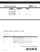 Sony KDL-40W3000 Service Manual