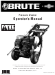 Briggs & Stratton Brute Operator's Manual
