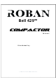 Roban Bell 429 Compactor Manual