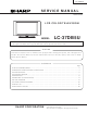 Sharp LC-37DB5U Service Manual