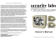 Security Labs SLM424 Owner's Manual