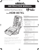 Omron HEM-907XL IntelliSense Instruction Manual