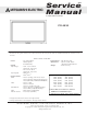 Mitsubishi PD-5030 Service Manual