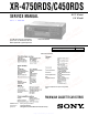 Sony XR-4750RDS Service Manual