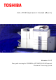 Toshiba e-STUDIO GL-1020 Operator's Manual