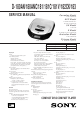Sony Discman D-180AN Service Manual