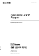 Sony PBD-V30 Operation Instructions Manual