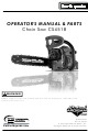 EarthQuake CS4518 Operator's Manual & Parts