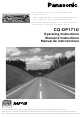 Panasonic CQ-DP171U Operating Instructions Manual